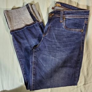 Womens KUT from the Kloth Cuffed Blue Jeans